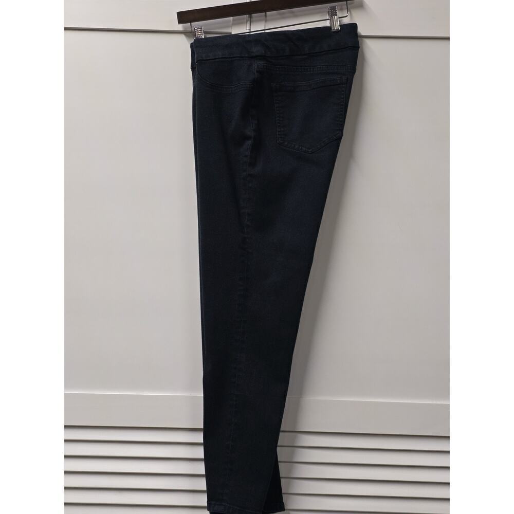 Pull On Jeggings Chico’s Women’s Size LP Pull On Slim Ankle Pant Black Stretch